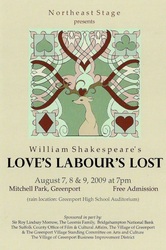 Love's Labour's Lost, 2009