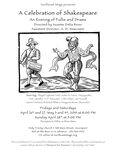 A Celebration of Shakespeare: An Evening of Follie and Drama, 2019